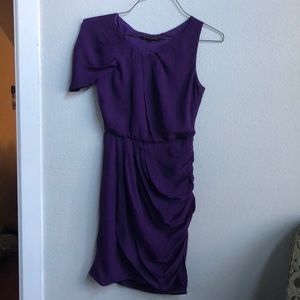 Purple cocktail dress